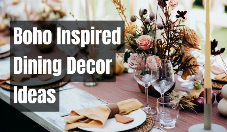 Boho Inspired Dining Decor Ideas