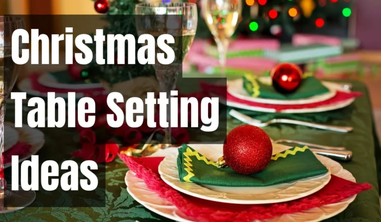 Christmas Table Setting Ideas