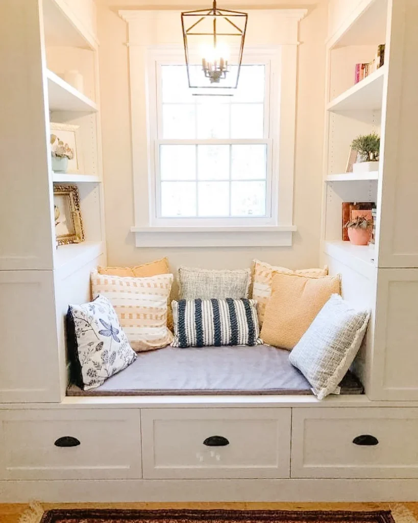 Built-In Bliss A Sunny Window Seat Reading Nook