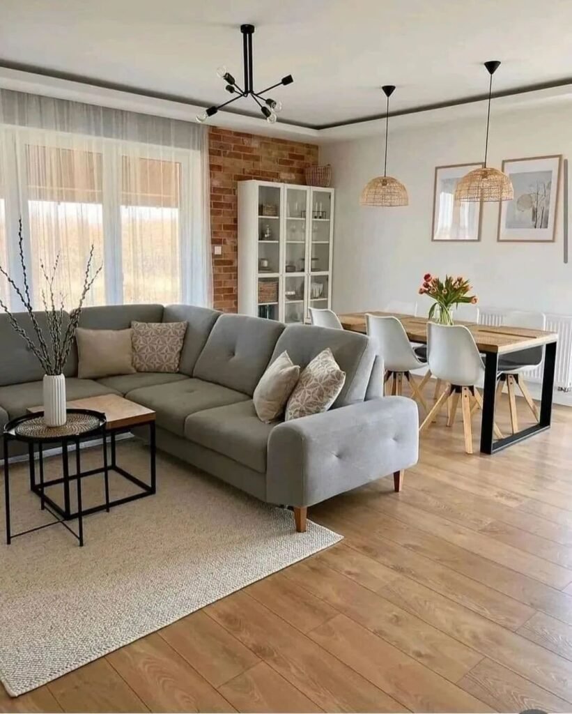 Functional Layout with Industrial Accents