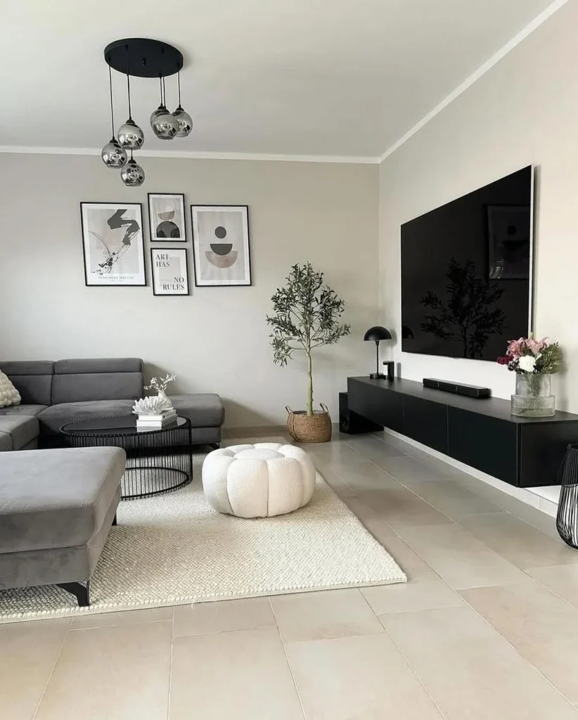 Sleek and Modern with Monochrome Accents