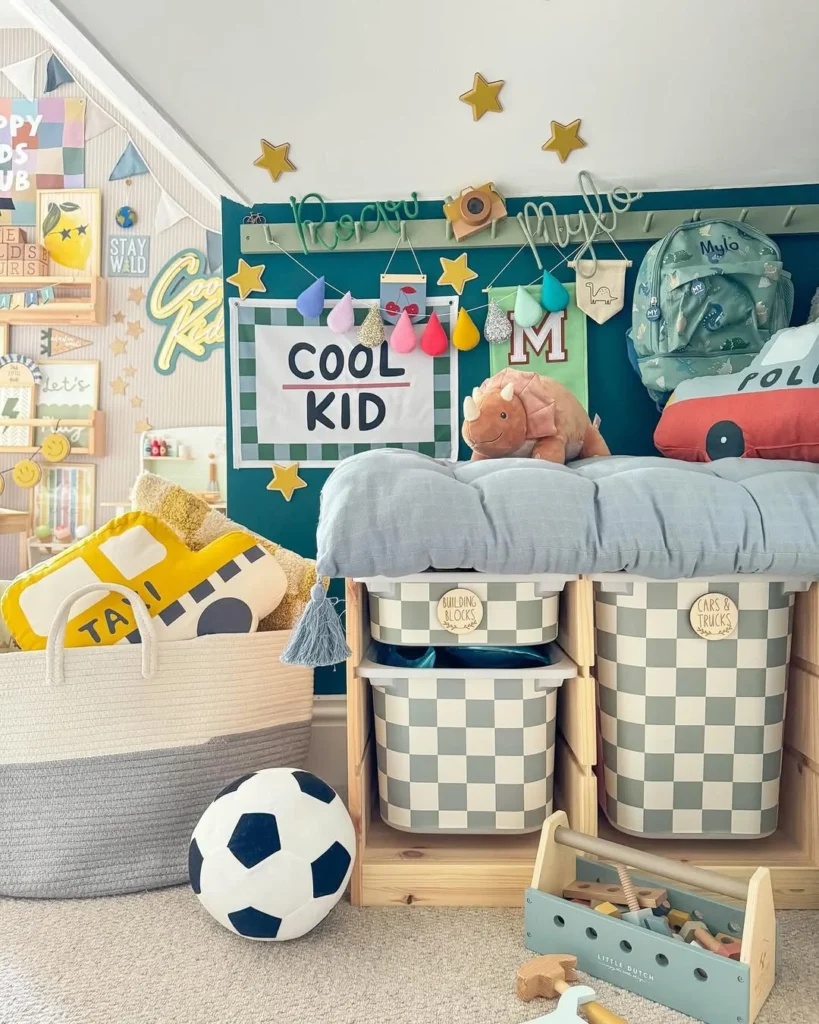 12.Colorful & Creative Kids' Corner