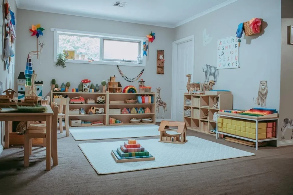 7.Splash of Color in a Functional Play Zone