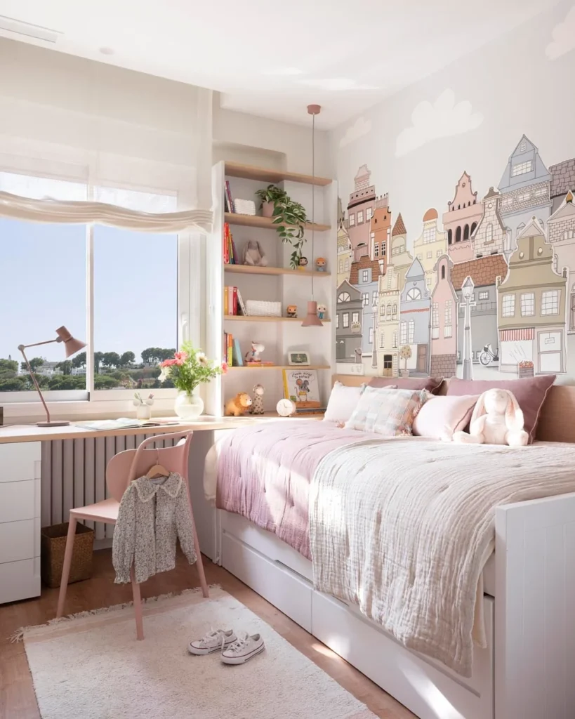 1.Whimsical Cityscape Haven