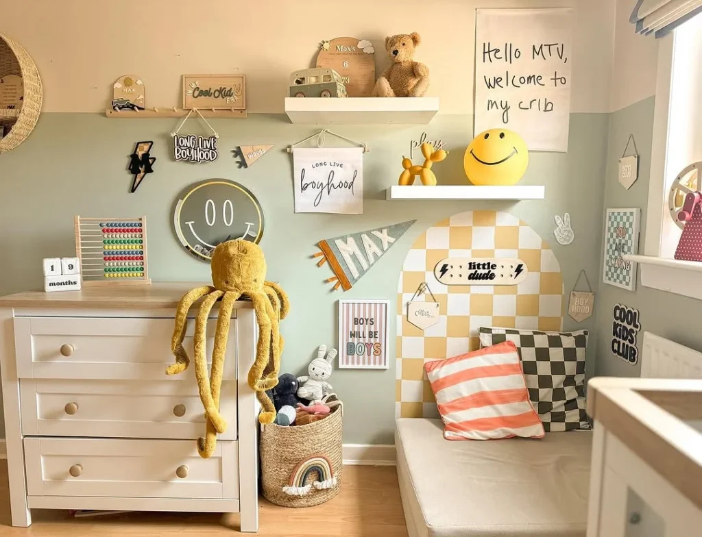 10.A Playful Retro Haven