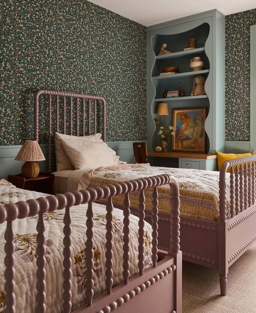 16.Vintage Charm with a Cozy Touch