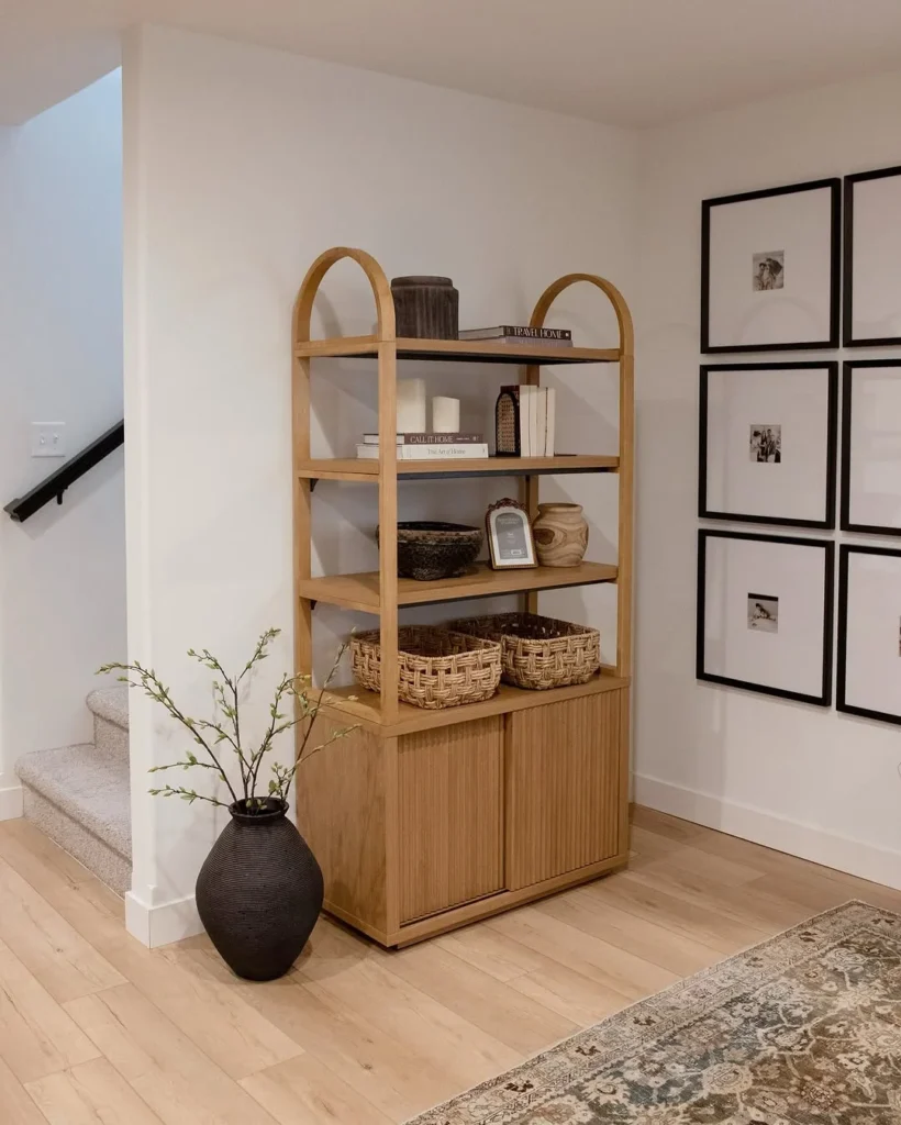 19.Functional Elegance with Open Shelving