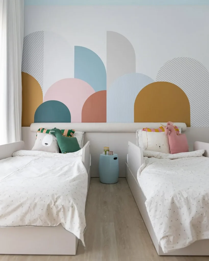 19.Modern Minimalist Twin Room