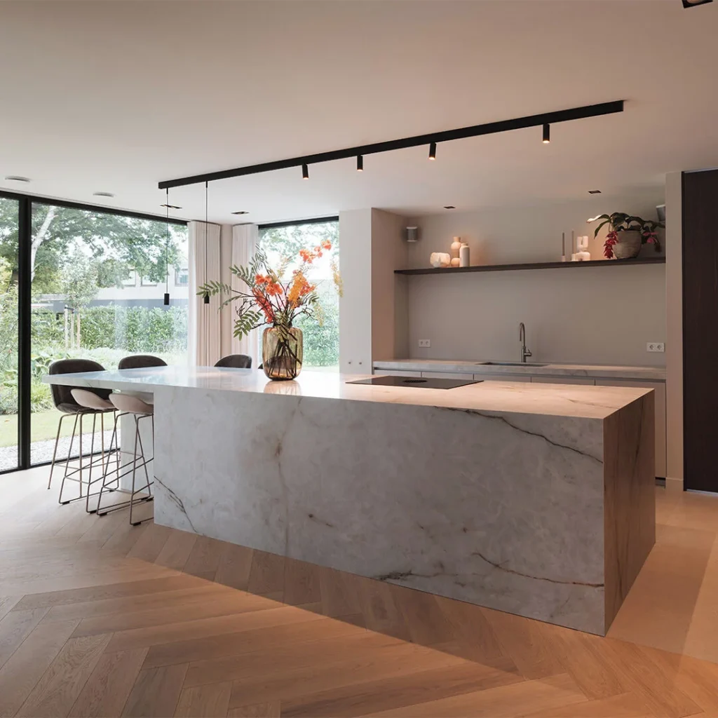 2.Sleek & Serene with Modern Luxury