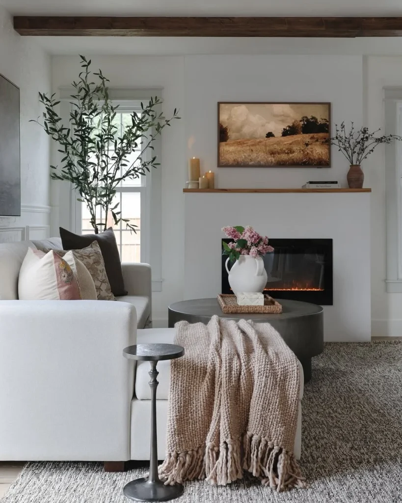 25.Cozy Textures and Calming Tones