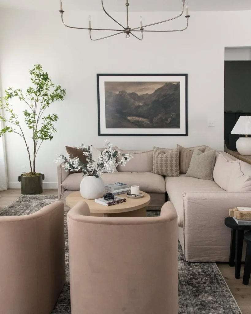 4.Rustic Layers & Modern Comfort