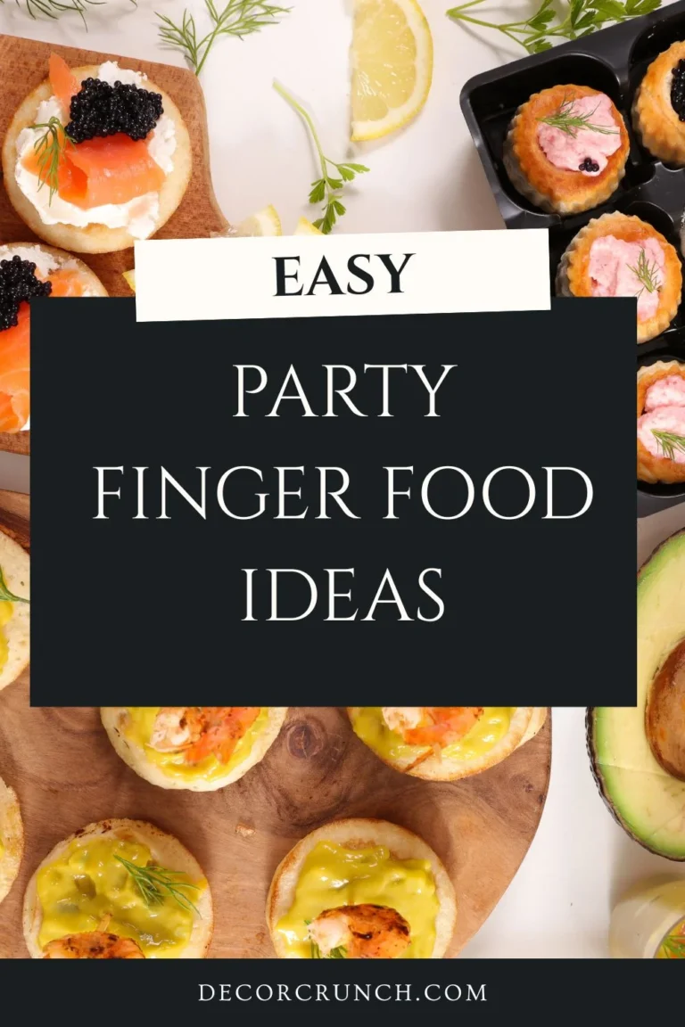 Party Finger Food Ideas – Budget-Friendly Make-Ahead Nibbles, Dips, and Appetizer Platters Your Guests Will Love